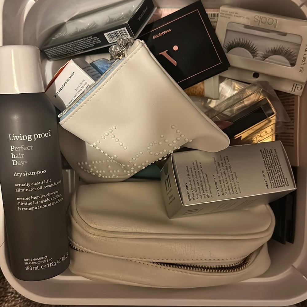 Makeup items skincare